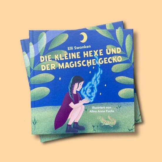 Das Kinderbuch "Die kleine Hexe und der magische Gecko"