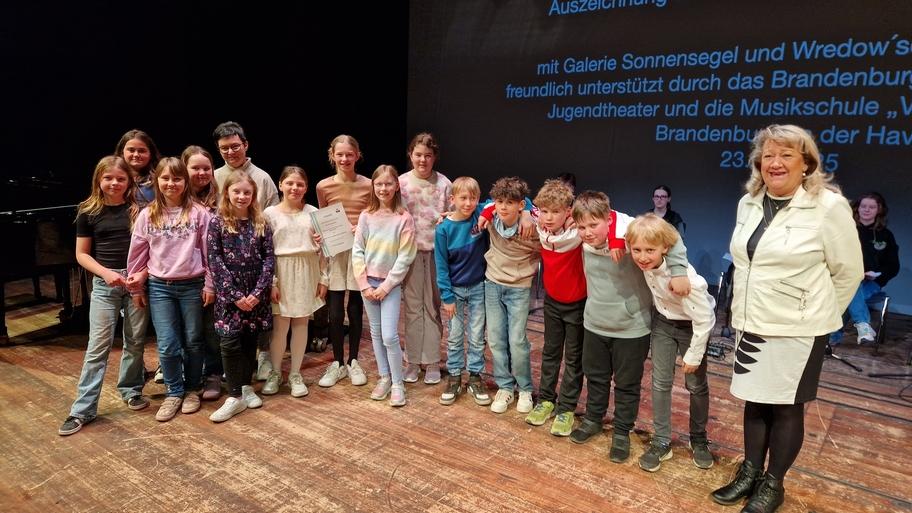 Die Klasse 5d der Wilhelm-Busch-Schule