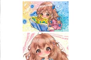 die Portraits von 3 Mädchen im Mangastyle