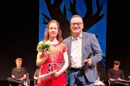 Ava Luke mit Guido Sachs für die MBS (Mittelbrandenburgische Sparkasse)
