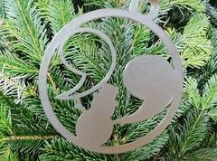 3D gedruckte Christbaumkugel