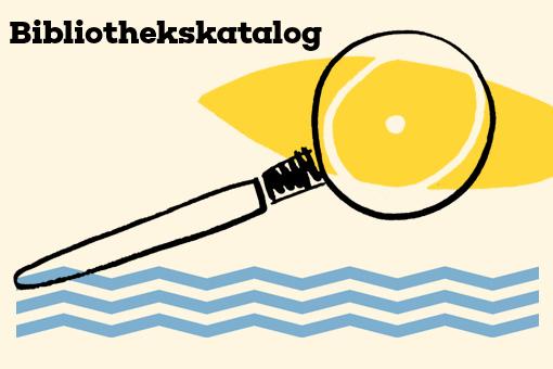 stilsierte Lupe mit Auge